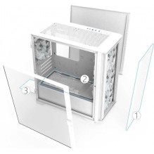 „Montech Air 100 ARGB“ balta