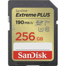 Sandisk Extreme PLUS SDXC 256GB UHS-I atminties kortelė