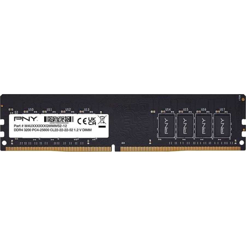 PNY Performance Black 16GB DDR4 3200MHZ DIMM MD16GSD43200-TB