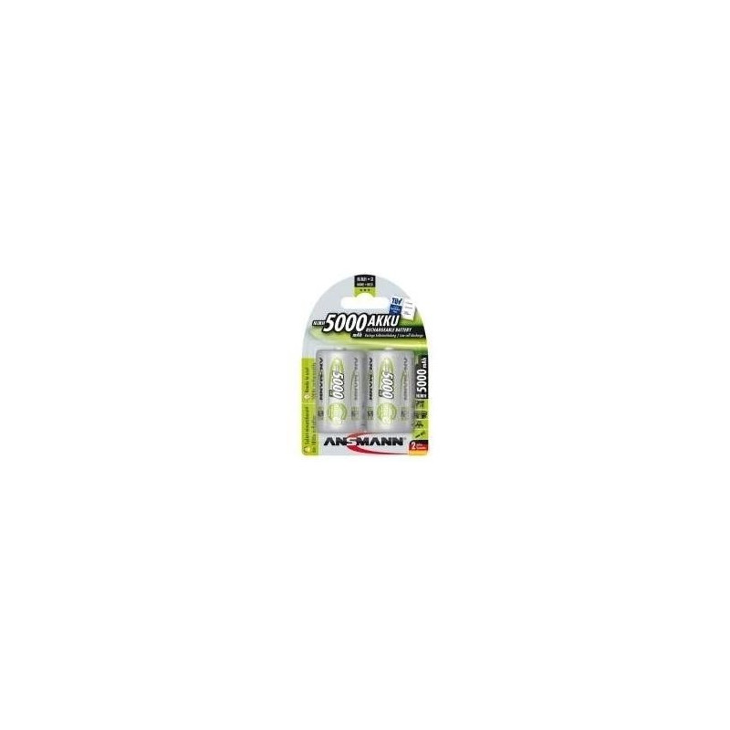 Ansmann Blister 2 x Battery NiMH Mono / D 5000 mAh