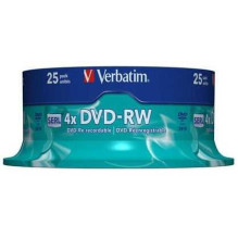Verbatim DVD-RW 4.7 GB 25 pack