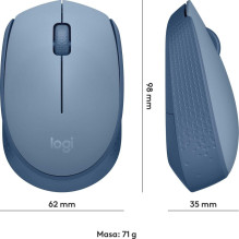 „Logitech M171“ mėlynai pilka