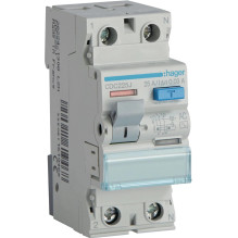 HAGER CDC225J RCCB 1P+N 25A...