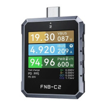 FNIRSI FNB-C2 USB Tester -...
