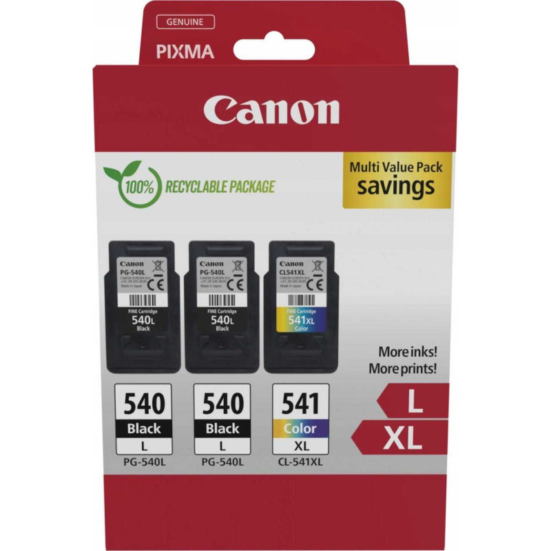 „Canon PG-540L x2“ / „CL-541XL“ spalvotas