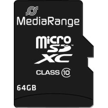 MediaRange Micro SDXC 64GB...