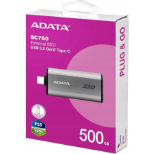 Adata SC750 500GB Išorinis...