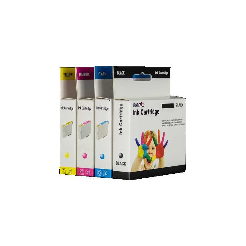 Print4U CH / 2933B001 analog Canon CLI-521BK Black, 9 ml