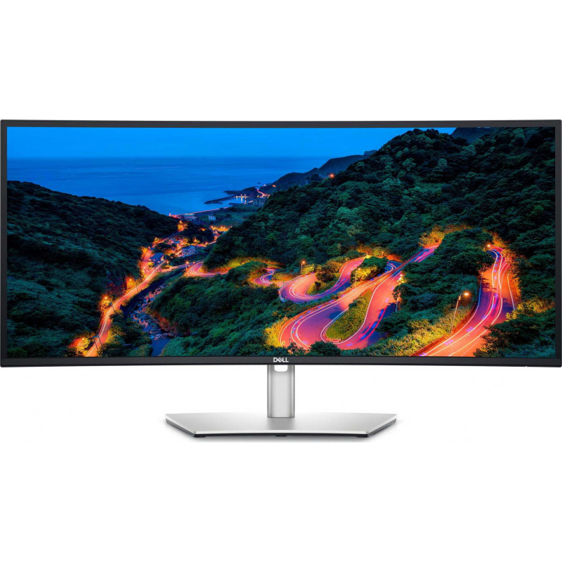 „Dell UltraSharp U3423WE“ 34,14 colio IPS 21:9 lenktas juodas / sidabrinis monitorius