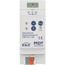 MDT Schaltaktor 2-fach 2TE...