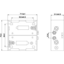 Wentronic 11452 Battery Black