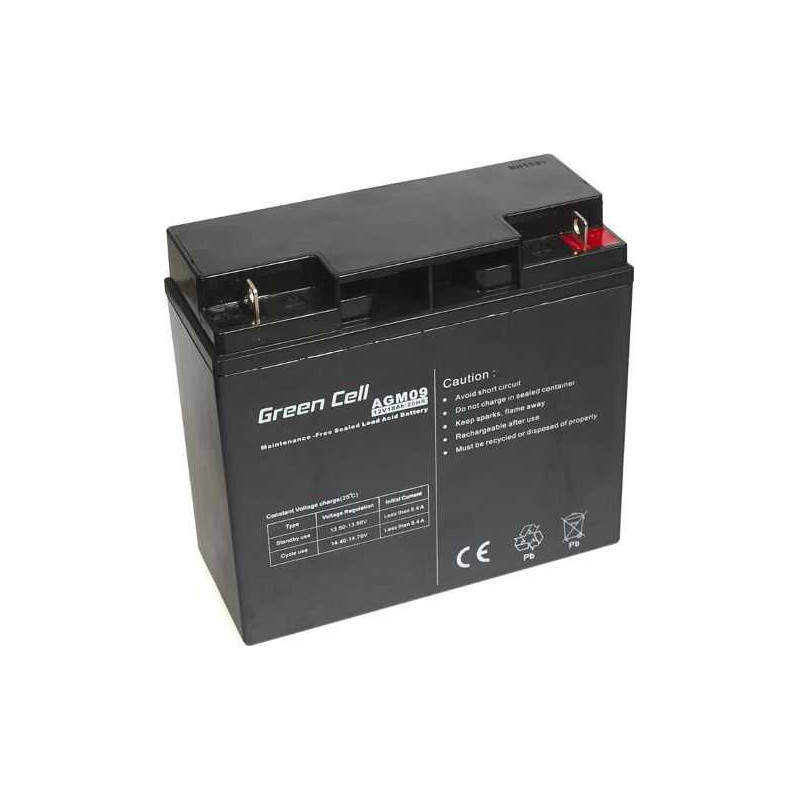 Green Cell AGM 12V 18Ah (AGM09)