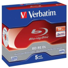 Verbatim BD-RE 50GB x2 dėklas, 5 vnt.