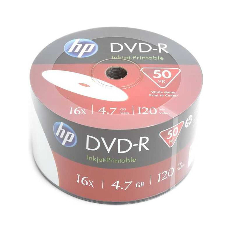 HP DVD-R 4.7 GB 16x 50 Cake Box (HPP1650-)