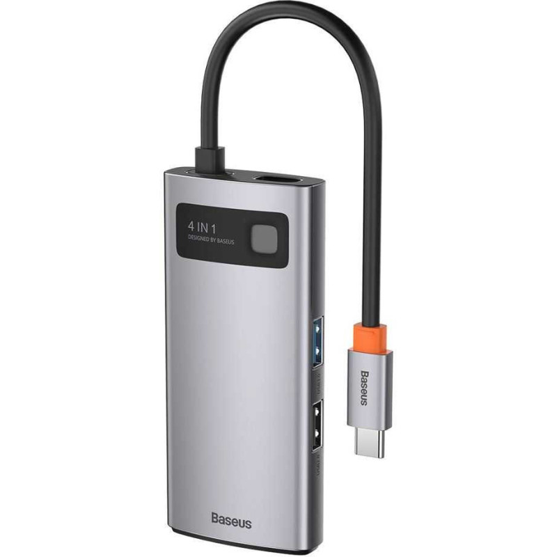 Baseus Hub 4in1 CAHUB-CY0G Silver