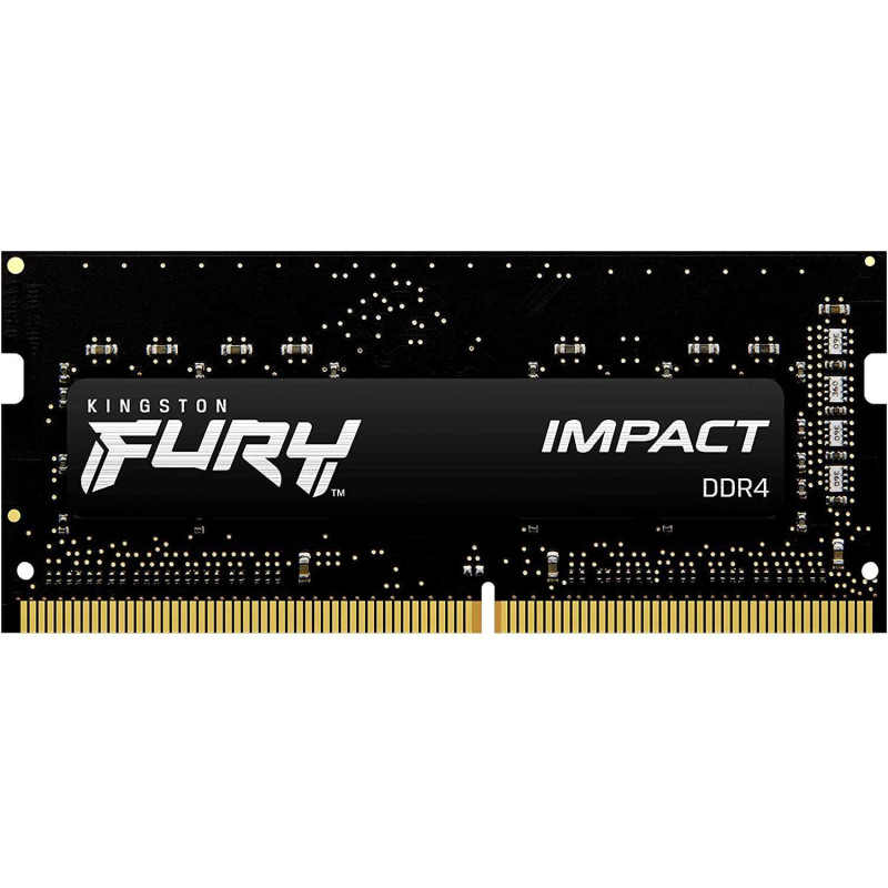Kingston Fury Impact Black 16GB DDR4 3200MHZ SODIMM KF432S20IB / 16