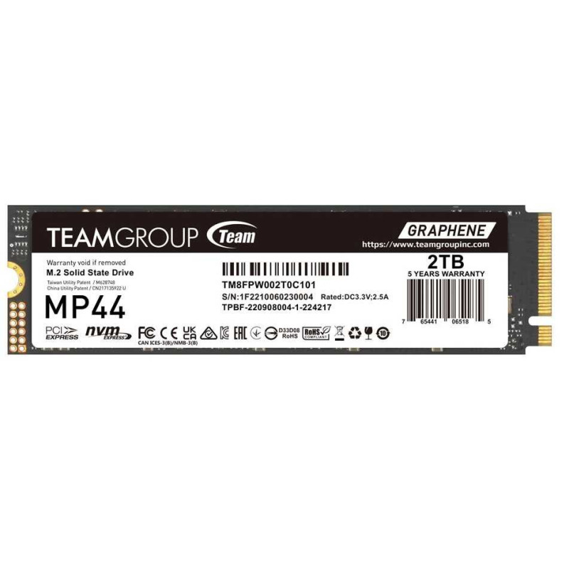 „TEAM GROUP“ MP44 2TB TM8FPW002T0C101