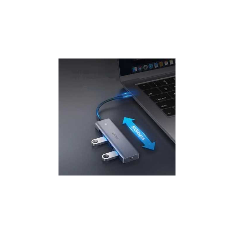 Ugreen CM219 USB 3.0 USB-C to 4x USB 3.0 + micro USB