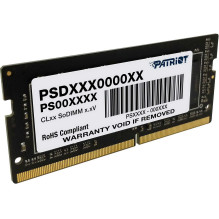 Patriot Signature Line Black 16GB DDR4 3200MHZ SODIMM PSD416G32002S