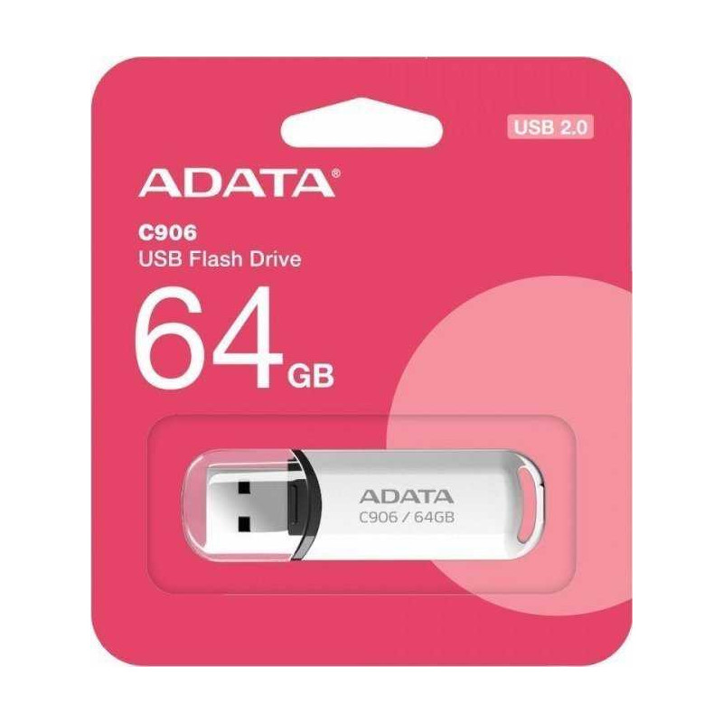 Adata 64GB C906 USB 2.0 balta