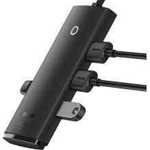 Baseus Lite Series USB-C to 4x USB 3.0 Black