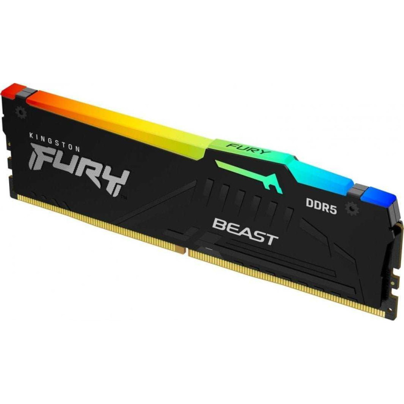 Kingston Fury Beast RGB Black 16GB DDR5 6000MHZ DIMM KF560C30BBEA-16