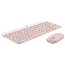 „Logitech MK470 Slim“ ROŽINĖ