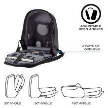 XD DESIGN MAŽA JUODOS SPALVOS KUPRINĖ SU APSAUGA NUO VAGŲ, BOBBY HERO P/N: P705.701