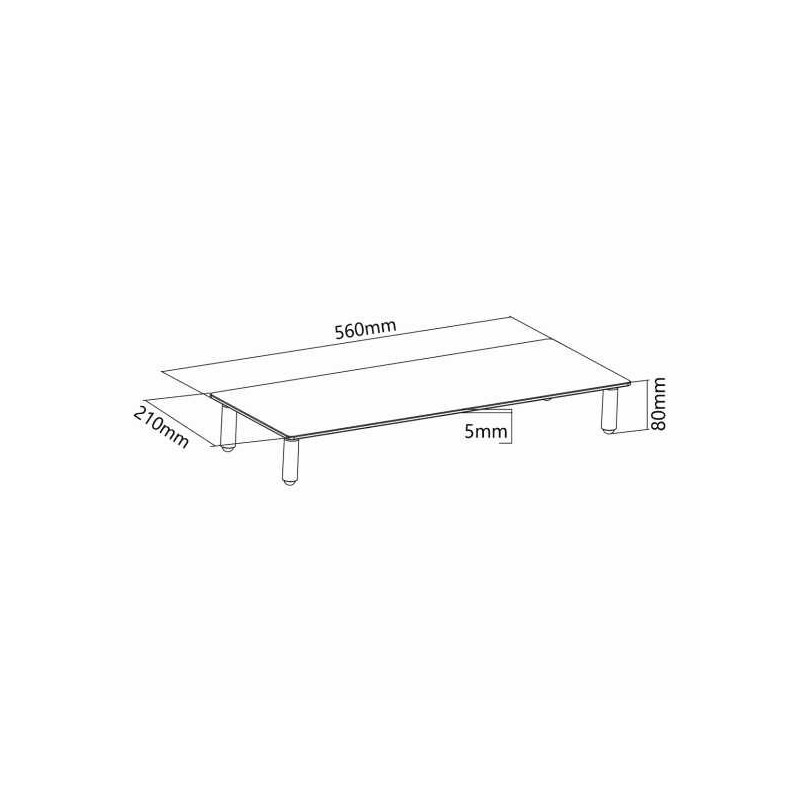 Sbox DS-610 Desktop Riser for Monitor or Notebook