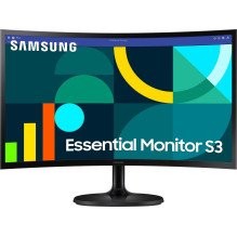 „Samsung Essential S3 LS24D364GAUXEN“ 24 colių VA 16:9 lenktas monitorius
