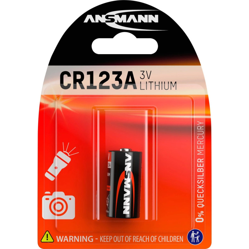 Vienreizējās lietošanas baterija Ansmann Special CR 123 A