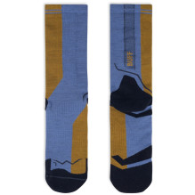BUFF Merino Lightweight Crew Sock LWC4 Socks, Blue L BUFF Merino Lightweight Crew Sock LWC4 Socks, Blue L