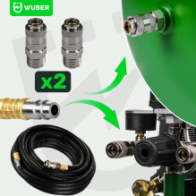 Oil-lubricated compressor 24 L W54001 WUBER Oil-lubricated compressor 24 L W54001 WUBER