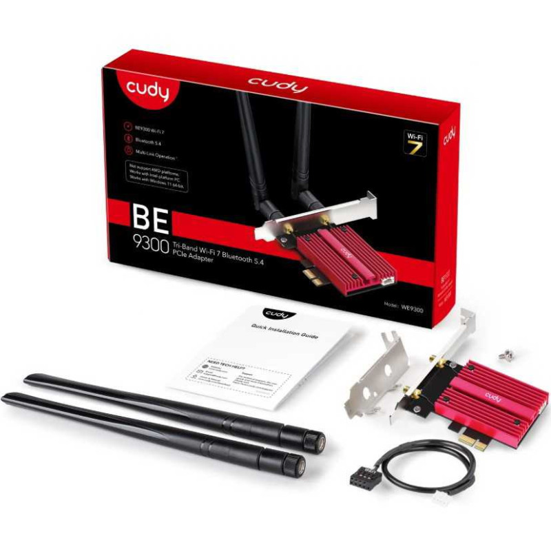 CUDY WE9300 Red / Black