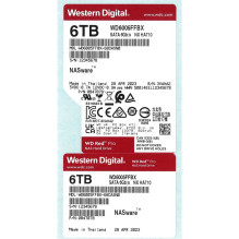 Western Digital Red Pro 6TB 3.5" 256MB WD6005FFBX Western Digital Red Pro 6TB 3.5" 256MB WD6005FFBX