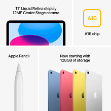 Apple iPad 11 kartos A16...