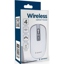 Gembird MUSW-4B-05 White / Silver Gembird MUSW-4B-05 White / Silver