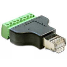 Adapter RJ45 to terminal block DeLOCK 65389