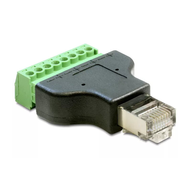 Adapter RJ45 to terminal block DeLOCK 65389