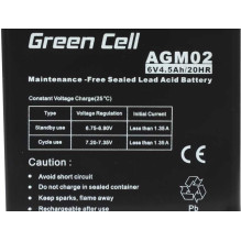 „Green Cell“ AGM02 6 V 4,5...