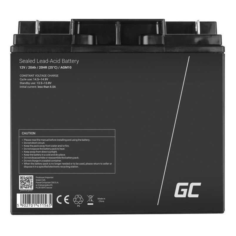 Green Cell AGM10 12V 20Ah