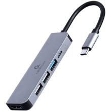 Gembird 5in1 Multi Port Adapter USB Type C Gembird 5in1 Multi Port Adapter USB Type C