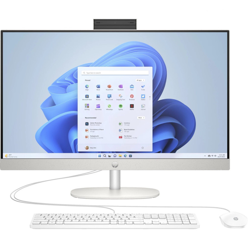 HP 8Y3Q3EA ABD Displejs Balts
