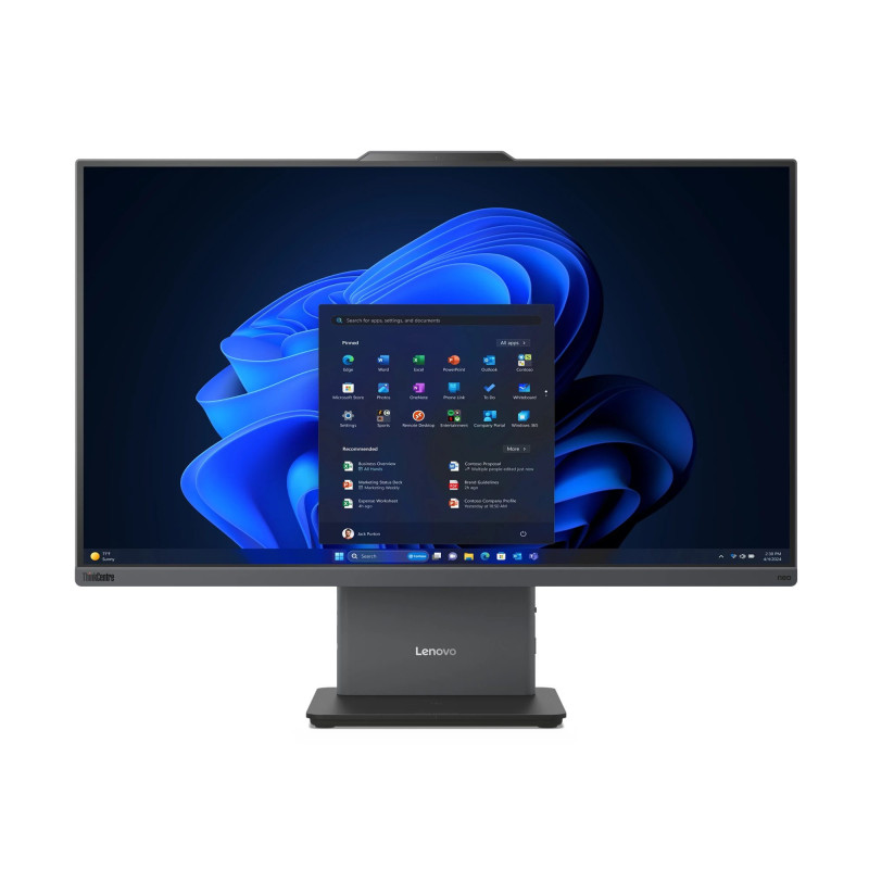 „Viskas viename 512GB kompiuteris Lenovo ThinkCentre neo 50a 27 Gen 5 Intel Core i5 16GB RAM Intel UHD grafika