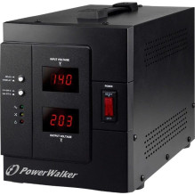 Bluewalker PowerWalker AVR 3000 / SIV - Automātiskā sprieguma regulācija - 230 V - 2400 W - 3000 VA - 2 izejas kontaktli
