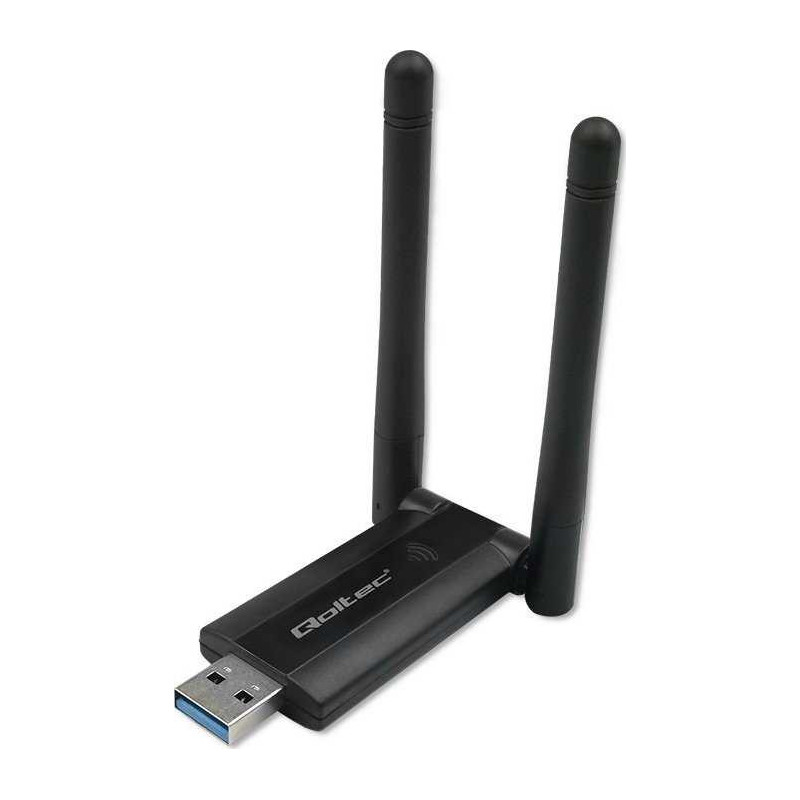 Qoltec 56987 Adapter USB DUAL Wi-Fi