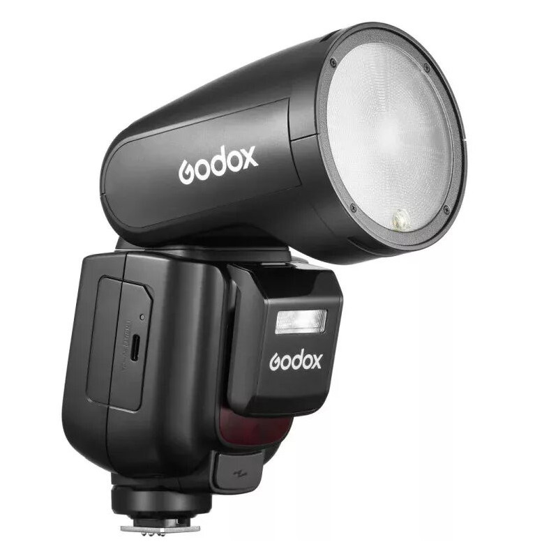 Godox V1Pro TTL Li-ion round head flash Fuji 1.5s recharge time
