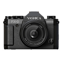 Yashica FX-D S300 35mm SLR Film Camera (Melna)