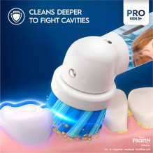 „Oral-B Vitaly Pro 103 Pro Kids“ dantų šepetėlis, 3+, „Frozen“, šviesiai mėlynas + 1 vnt. „Oral-B Vitaly Pro 103 Pro Kids“ dantų šepetėlis, 3+, „Frozen“, šviesiai mėlynas + 1 vnt.