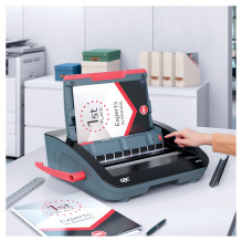 GBC WireBind WB15E Wire Binding Machine black / silver / red GBC WireBind WB15E Wire Binding Machine black / silver / red